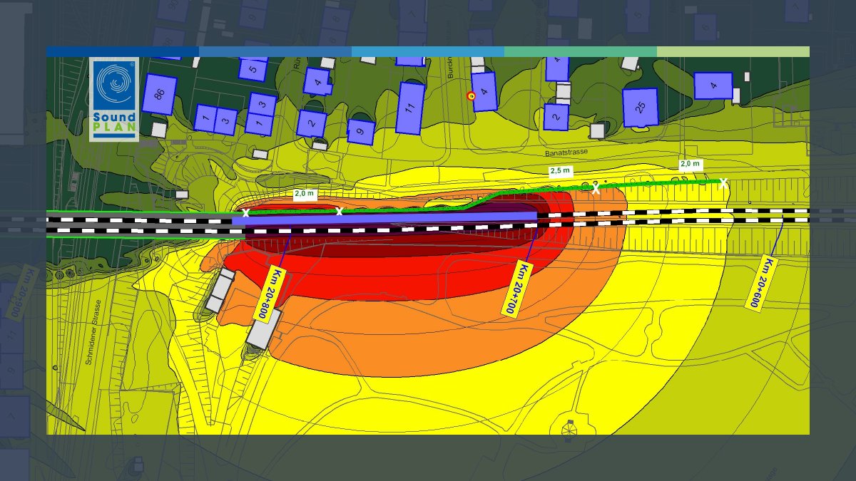SoundPLANint's tweet photo. In terms of pleasant #outdoor #acoustics, which can be affected by traffic #noise sources, #SoundPLAN offers #MappingTools, that have great application for road- and rail noise calculation according to #CNOSSOS-EU and multiple other national #standards.
https://t.co/plLVCptZon https://t.co/mClS29Yd65