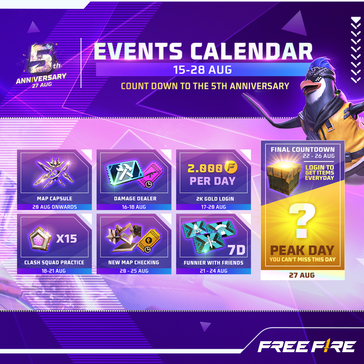 Garena Free Fire - Sextou no Free Fire 🤣🔥 ‍‍ Já reuniu seus amigos para  tentar alcançar aquele Booyah! hoje? Ta esperando o que?, marque ai nos  comentários aquele seu amigo que