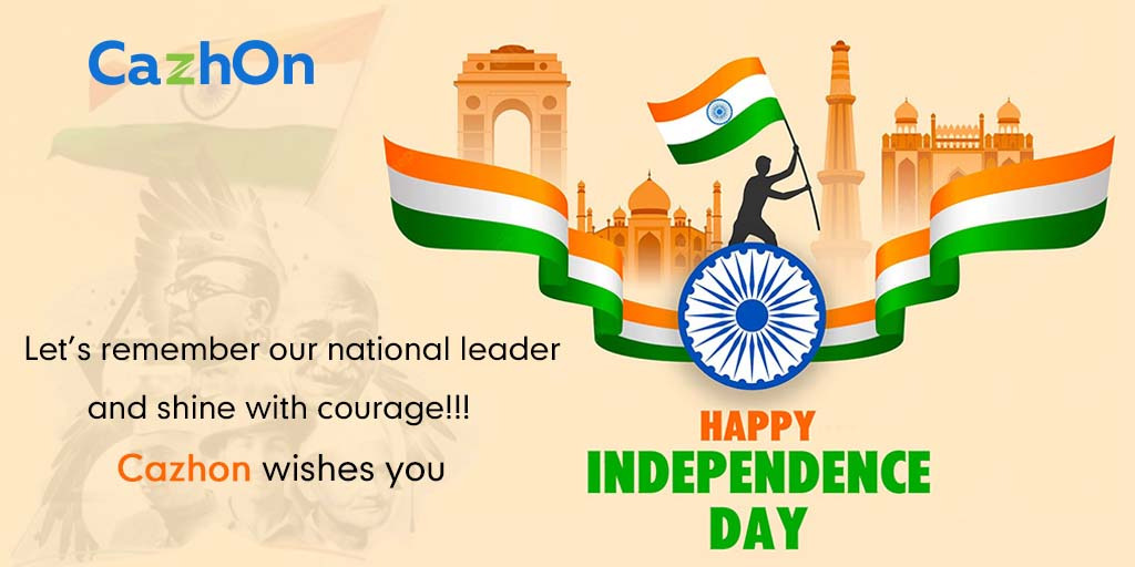 CazhOn's tweet photo. Let's remember our national leader and shine with courage!!!Join our CazhOn and shop to celebrate independence with us. CazhOn, Wishes you happy Independence day
#independence #india #august15 #freedom #love #happy #day #nationalday #leaders #courage #Flag https://t.co/s6jhucIZsG