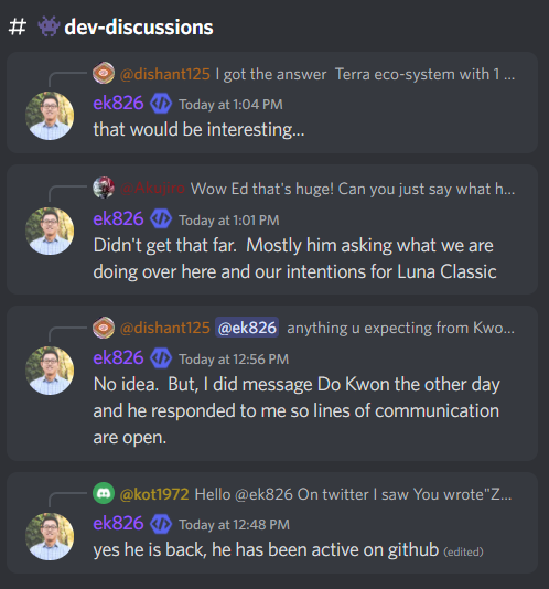 LUNC_news's tweet photo. HUGE NEWS!

Communication lines between @TerraRebels and TFL/Do Kwon opened thanks to the humble Prof @edk208 !

Huge thanks for his hard work since the start(for free, and top of his full-time job)

#LUNCcommnity, show your love!

#LUNC #LunaClassic #LuncArmy #LuncBurn #Crypto https://t.co/ouPFWBtQgQ
