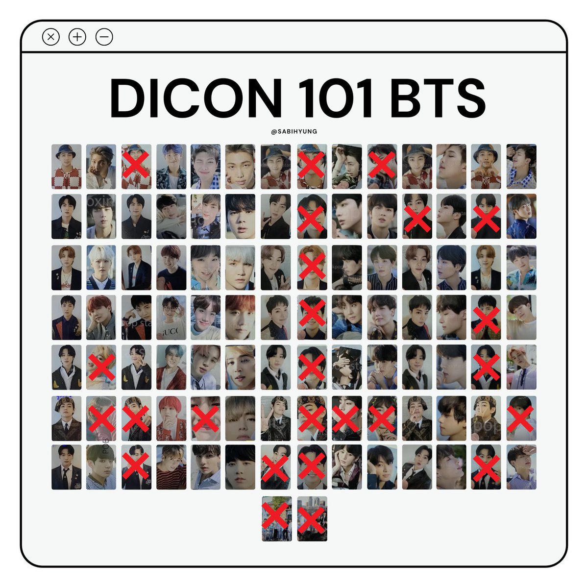 gyucarteu's tweet photo. bump!

t. wts lfb ph bts dicon 101 pc tingi set onhand namjoon rm jin yoongi suga jhope jimin taehyung v jungkook jk https://t.co/qYEaHjBYvn