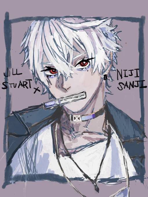 #KuzuArtコラボおめでとうございます〜下瞼に塗ってもかっこよき 