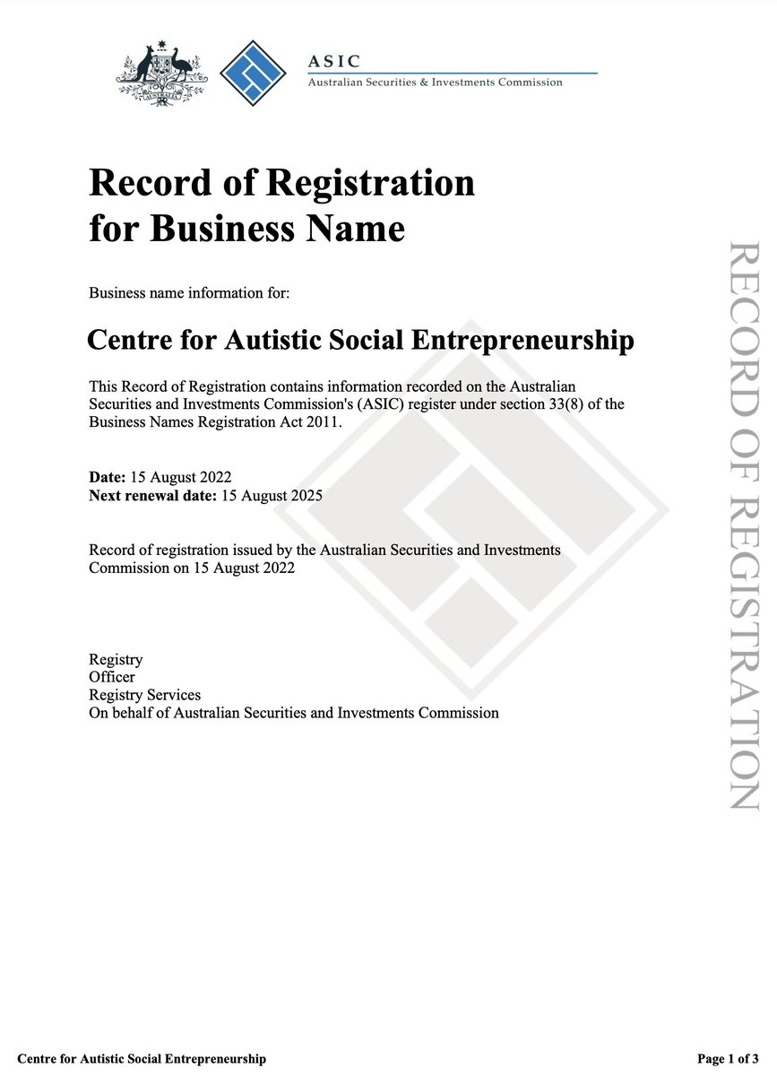 SharonZivkovic's tweet image. 1. As a proud Autistic woman, it gives me great pleasure to announce that @ComCapBuilders is establishing a Centre for Autistic Social Entrepreneurship.  #ActuallyAutistic