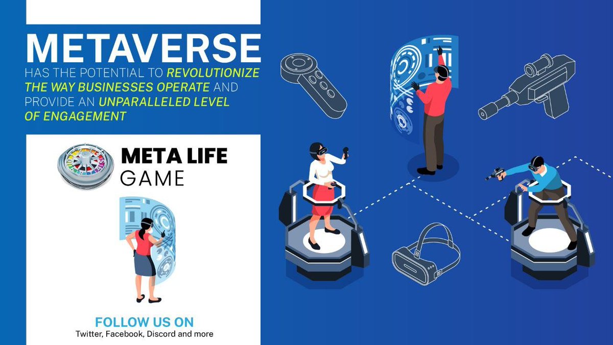 _Metalifegame_'s tweet photo. โ๏ธThe #Metaverse has the potential to revolutionise the way businesses operate and provide an unparalleled level of engagement with customers and employees, with its vast potential, the Metaverse is an exciting new frontier for business.๐ข
#MetaLifeGame $AMI #Meta #BSC #MLNFT https://t.co/ooqUFiqH0d