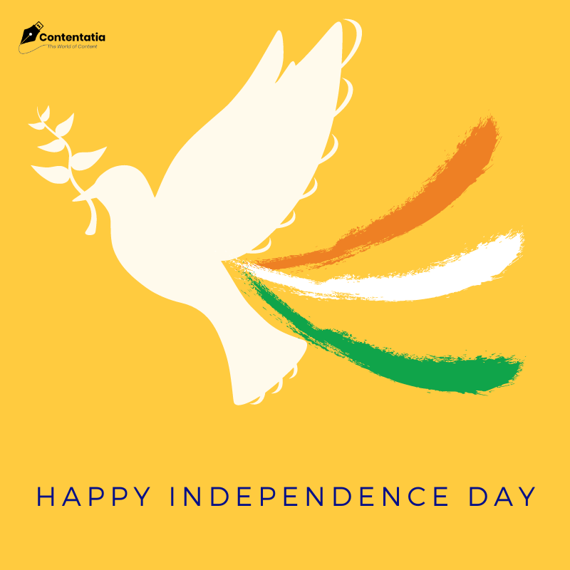 contentatia's tweet photo. May the bird of thoughts keep flying independently.
Happy 75th Independence Day to all our Indian mates. 
#IndependenceDay  #independenceday2022 #IndependenceDayIndia #IndependenceDaySpecial #independencedaycelebration #creator #contentatia #marketing #team #work #experience https://t.co/I5k53Lehvp