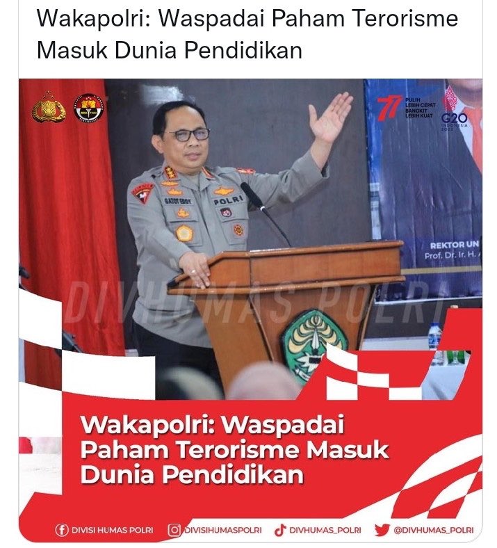 bachrum_achmadi's tweet photo. Benahi aja dulu pendidikan ahlak di tubuh Polri pak...spy kedepannya Polri lbh dicintai rakyat! https://t.co/MqGN5MhMnR