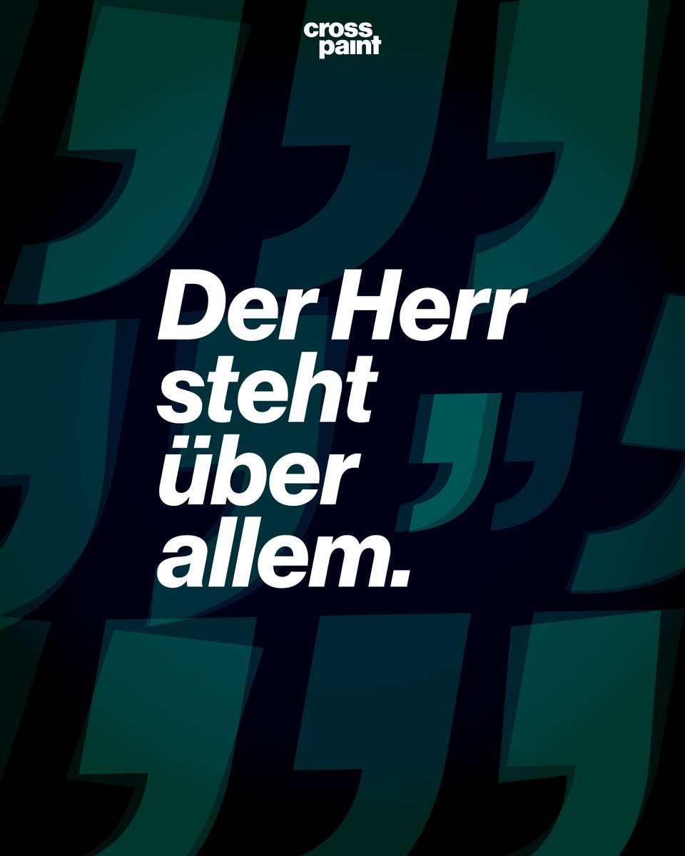 Crosspainttv's tweet photo. Der Herr steht über allem.

Die heutige Botschaft ist simpel und trotzdem so deep: Der Herr hat alles unter Kontrolle. Er steht über allem.

"Wenn Gott für uns ist, wer gegen uns?" – Römer 8,31

#gottmituns #botschaft #evangelium #gnade #stark #römerbrief #ermutigung #hoffnung https://t.co/b8XWUvDkWS
