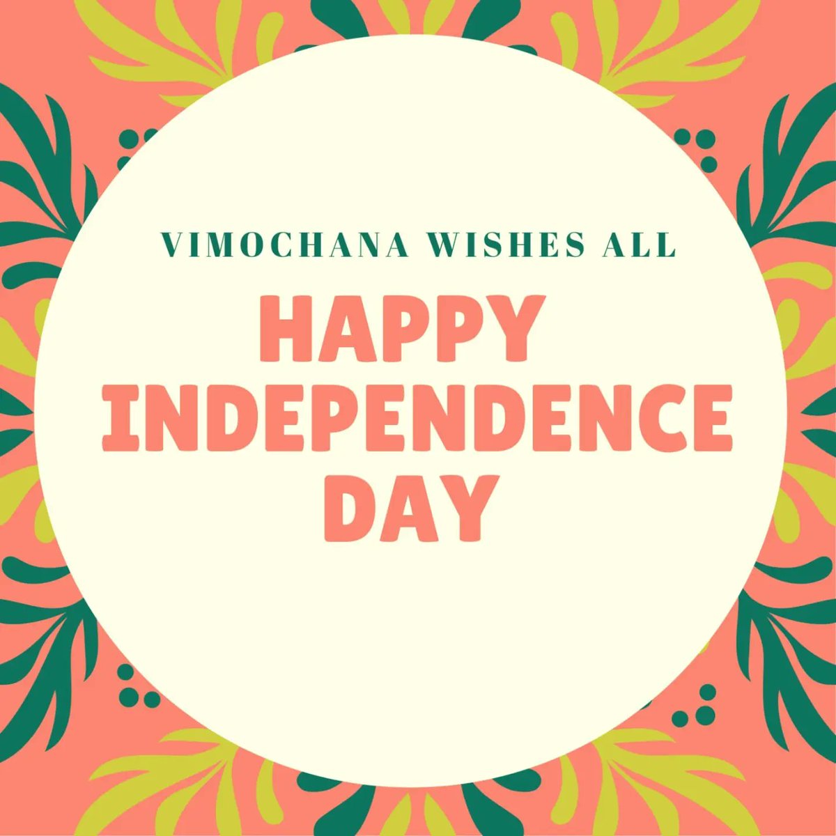 vimochana79's tweet photo. Happy Independence Day!

#IndependenceDay #IndependenceDayIndia #75thYearOfIndependence #WomensRights #freedom https://t.co/Yb5nLL0EEH