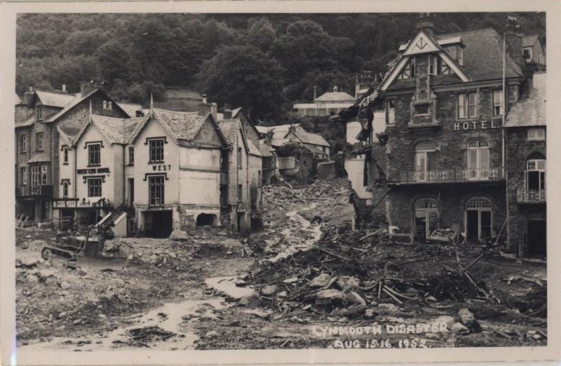 ExmoorNP's tweet photo. Today marks the 70th anniversary of the #Lynmouth #flood on #Exmoor. 34 people lost their lives, scores more lost their homes and businesses. This evening a bell will be rung for each of the lives lost.
Photos and credits from Exmoor National Park Library https://t.co/e7mxHNz6Sr https://t.co/A3jDc7LL65