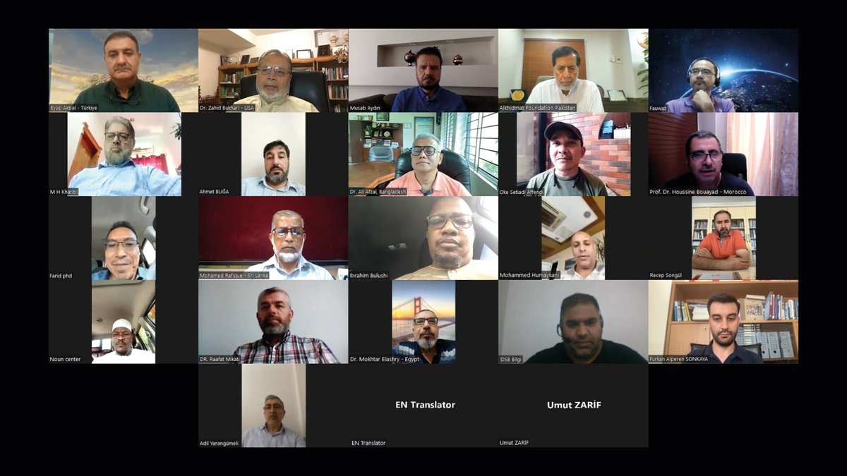 TheUNIW's tweet photo. We held our 36th Council meeting (online), under the chairmanship of our newly elected Secretary General @Eyupakbal1966, with our council members from different countries of the Islamic geography. https://t.co/GPPDzqmhQy