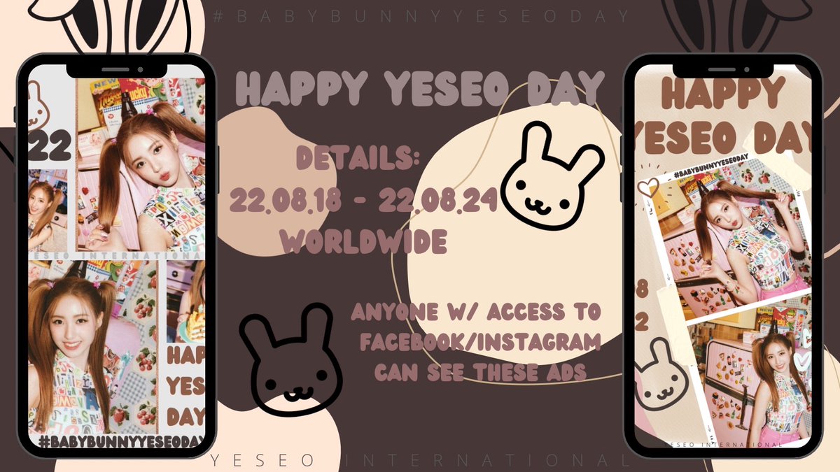 YESEOINTL's tweet photo. [📢] 220817 - HAPPY YESEO DAY

Instagram/Facebook Ads for Yeseo Birthday
🗓: August 18th-24th
📍: Worldwide

#강예서 #YESEO
#Kep1er #케플러 https://t.co/Fanmy70sZo