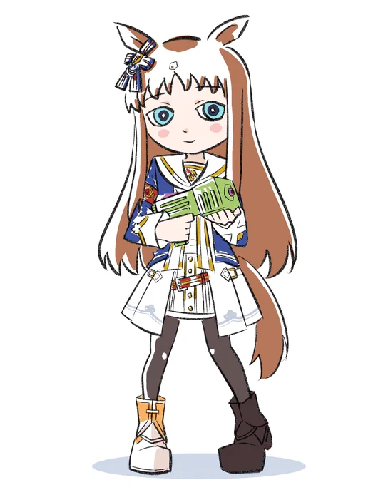 ウマ娘×スプラトゥーングラスちゃんはわかばかな?打開の起点になって… #ウマ娘トゥーン 
