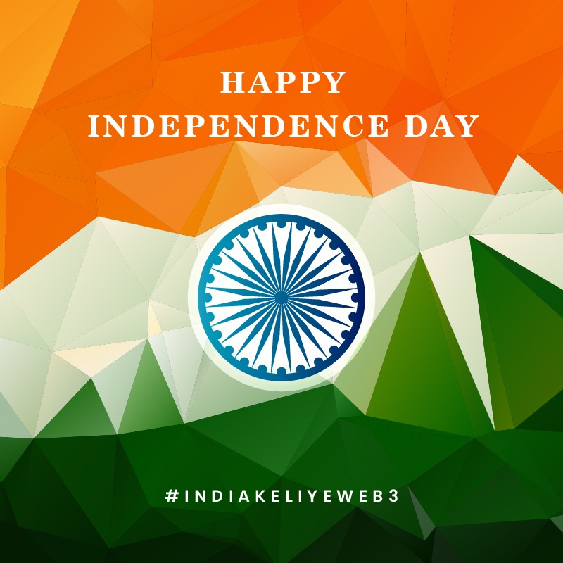 BusiBeast's tweet photo. This Independence Day, Let's take an oath and start working on a better future for our country. 
#75yearsofindependence #India  #IndependenceDay #IndependenceDay2022 #AmritMahotsav #IndiaKeLiyeWEB3 https://t.co/ouvvGKNbXk