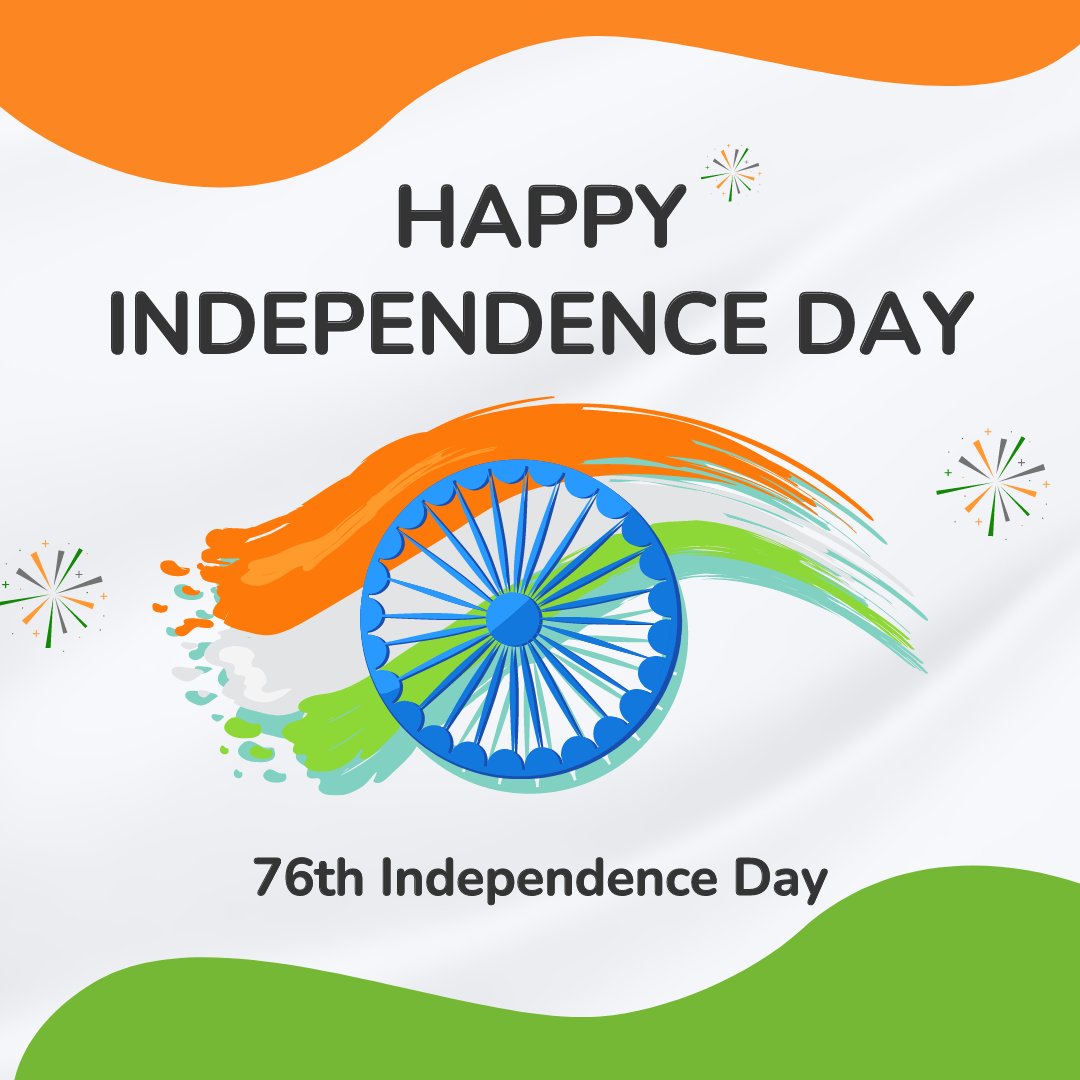 Centerforaia_'s tweet photo. CAIA wishes everyone a very Happy Independence Day! 🇮🇳 https://t.co/xLZCEyGYOD