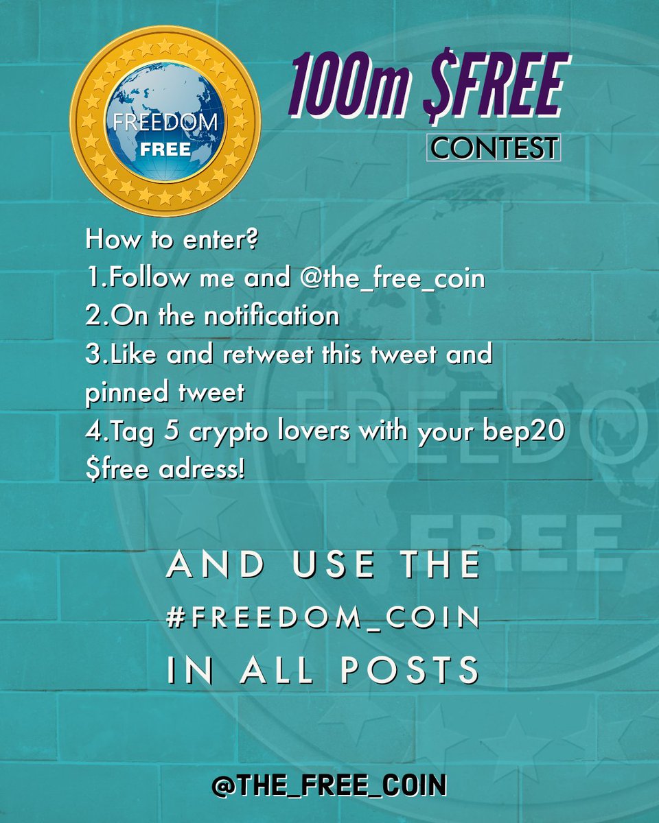 #FREEdom_Coin community by Freddy tweet media