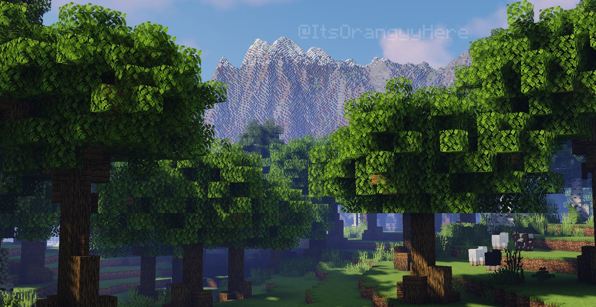 ItsOrangyyHere's tweet photo. I haven't posted in ages...
Have this beautiful screenshot that I took whilst working on my worldpainter project.
#Minecraft #minecraftbuilds #minecraftcreative #minecraftnature #minecraftbuild #minecraftterrain #art https://t.co/SkHM1sqdv4