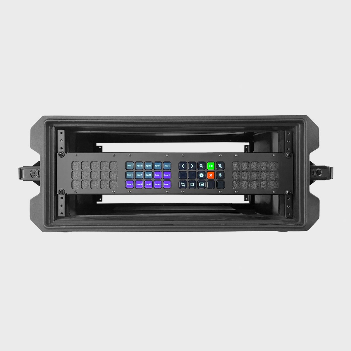 StageHacks's tweet photo. DECK_RACK is now available. Mount up to four Stream Deck MK.2 in a 2U space.

https://t.co/IO3EvHOQ21 https://t.co/VC8368x1ic