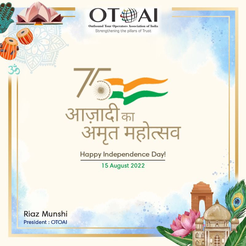 OTOAI_India's tweet photo. May the future bring more glory to India. Wishing everyone a very happy Independence Day!
#independenceday #happyindependenceday #freedom #glory #india #indianarmy #azadikaamritmahotsav https://t.co/9hzTqgFbG4