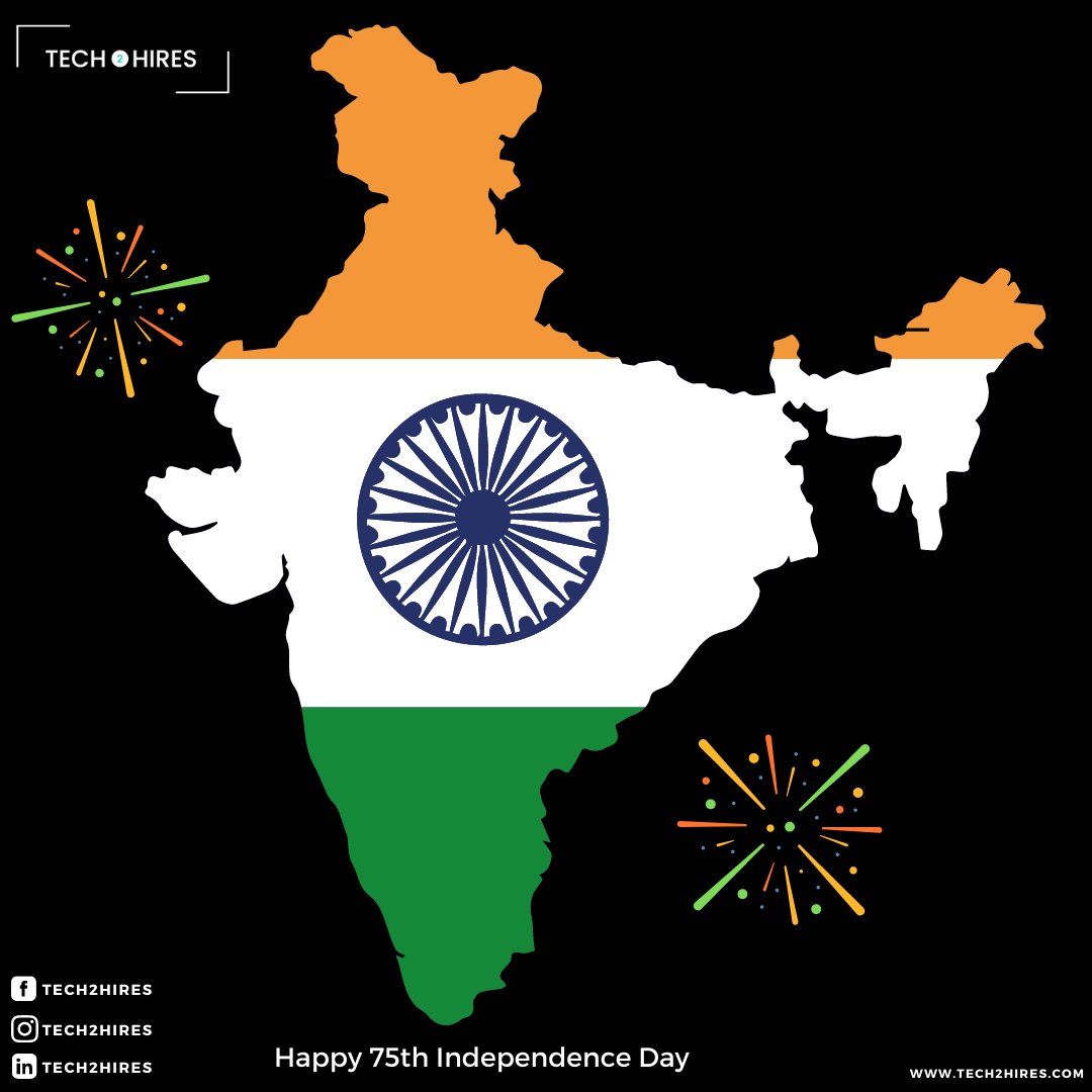 Tech2hires's tweet image. Azadi ka Amrit Mahotsav 

Happy 75th Independence Day.  Jai Hind

#happyindependenceday #IndependenceDay #HappyIndependence #happyindependenceday2022 #India #IndianFlag #OneNation #Indian #Tech2Hires #RajNiranjan #JaiHind