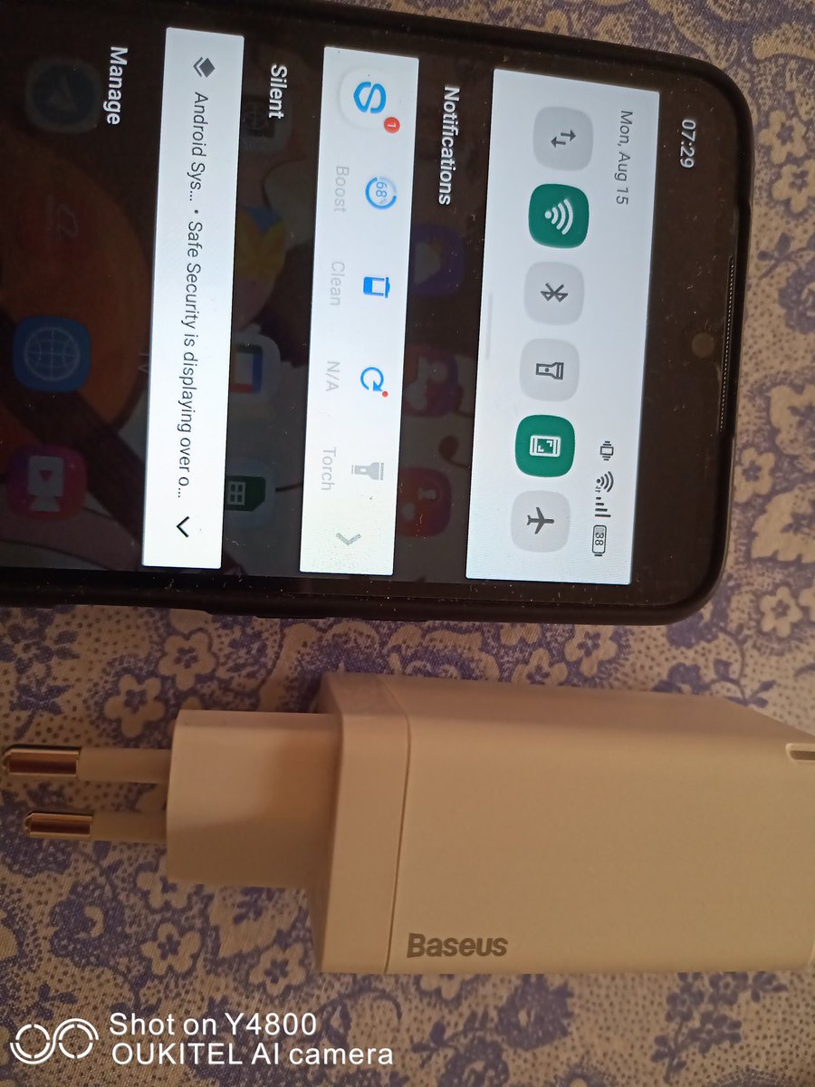 OlimbiL's tweet photo. @Baseus_Global @Baseus_Global #baseusfirst #BaseusGanBooster #Lowbatteryanxiety #Nobatteryanxiety .This is my Umidigi phone which only in few months use the original adapter started to become hot and battery could not fully charged,I had the low battery anxiety until I bought baseus chargers https://t.co/JzAmcmglyk