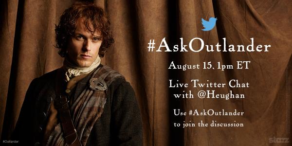 OutlanderUni101's tweet photo. ON THIS DATE IN SAM HEUGHAN'S HISTORY
15 August 2014 #AskOutlander #OUTLANDER
Live Twitter Chat with @heughan #Heughan
Sam Heughan #SamHeughan @SamHeughan
https://t.co/OuBw6bjwGq
as James Alexander Malcolm MacKenzie Fraser
https://t.co/sDnL0dpx3e
Meme from @Outlander_STARZ https://t.co/WzXwi54vJV