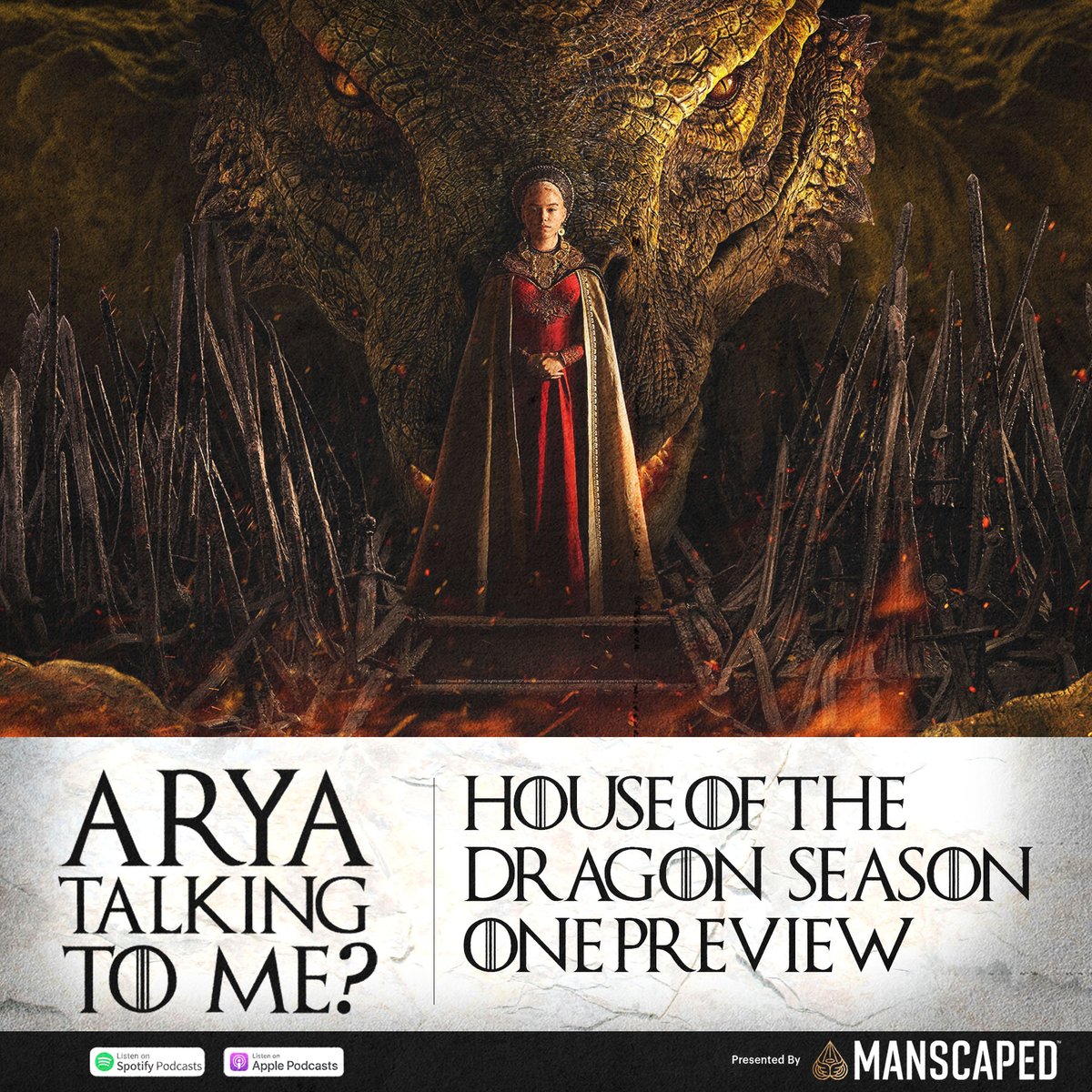 Adam Knox and @BenVernel are back for another season of #GameofThrones-related TV! The boys talk #HouseoftheDragon trailers, behind the scenes footage and interviews, and how everyone seems to be feeling about a return to Westeros.

⚔️ linktr.ee/aryatalking