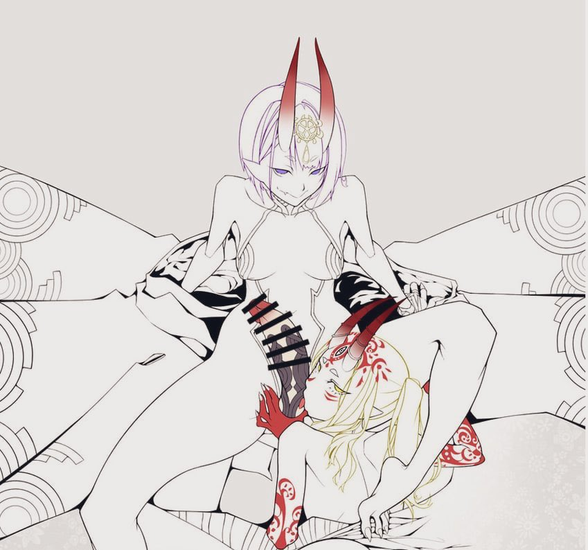 LoveTwistedbst's tweet photo. Normally-- Valera prefers to take control but for an oni like @OverlookedOni Well...

The chimera might just decorate her throbbing member with her special lipstick... https://t.co/6wm6oIi1jQ