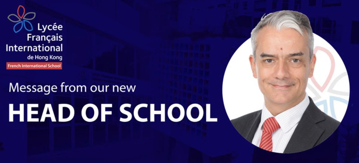 BoninUSC's tweet photo. Proud and humbled to join the expert and talented team at French International School of Hong Kong (FIS) as the new Head of School there. Looking forward to collaborating in service of our 2,500 students on the school's four beautiful campuses. #FIS #headofschool #HongKong https://t.co/1z0aUmAnJ9
