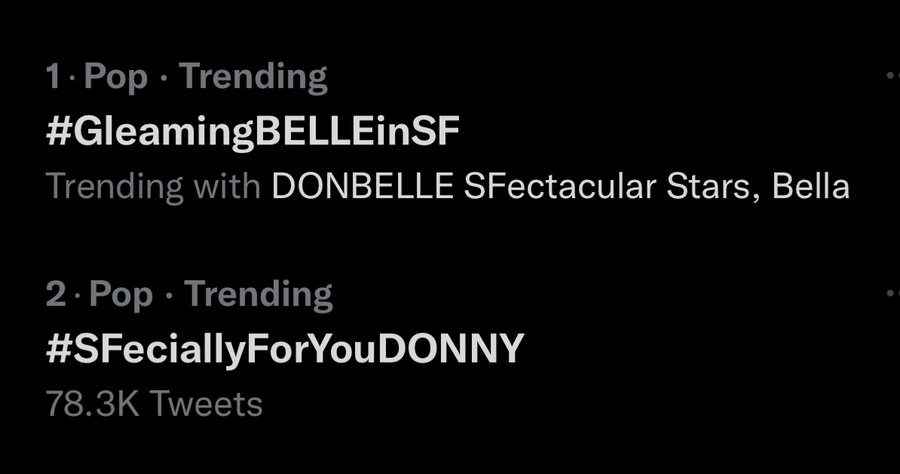 intothedb's tweet photo. aside from #donbelle, bubblies all over the world deserves to be praised too! from NYC, to SFO and to LA! walang katapusang TPs &amp; puyat for team bahay and the efforts of team live! It was all worth it, all for donny and belle! WE WERE AMAZING TOO! proud of us all. FANDOM HUG! 🤗 https://t.co/XkSRXoiR7h
