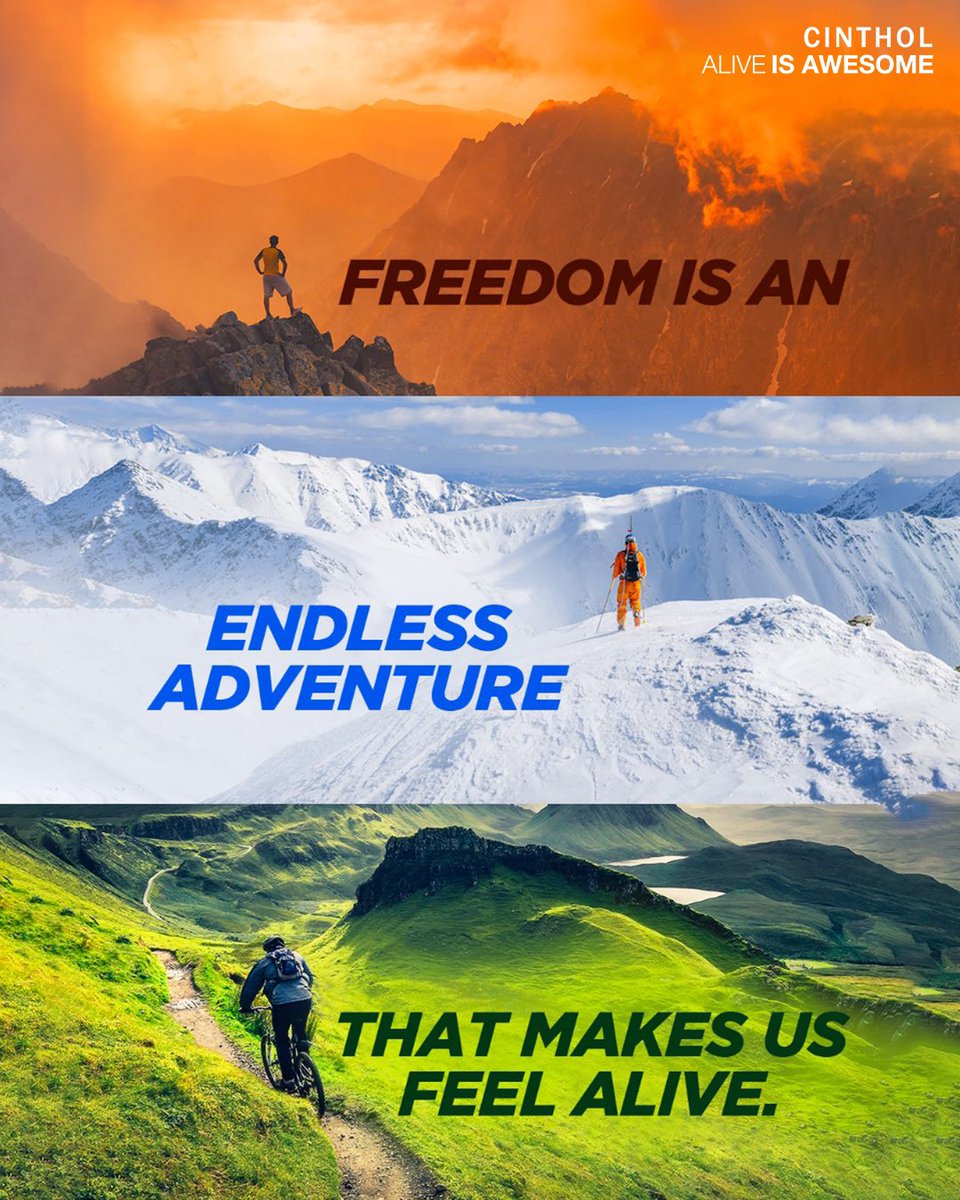 Freedom is to pursue adventures that makes us feel alive! 

Happy Independence Day.🇮🇳

#GodrejCinthol #Cinthol #Godrej #IndependenceDay #76thIndepenceday #75YearsOfIndependence #HappyIndependenceDay #IndependenceDay2022
