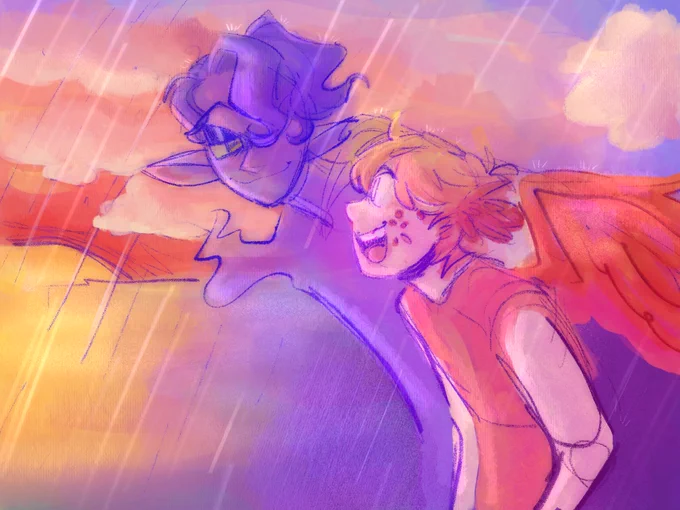going through old wips and forgot about this osmp doodle of wilbur and tommy 