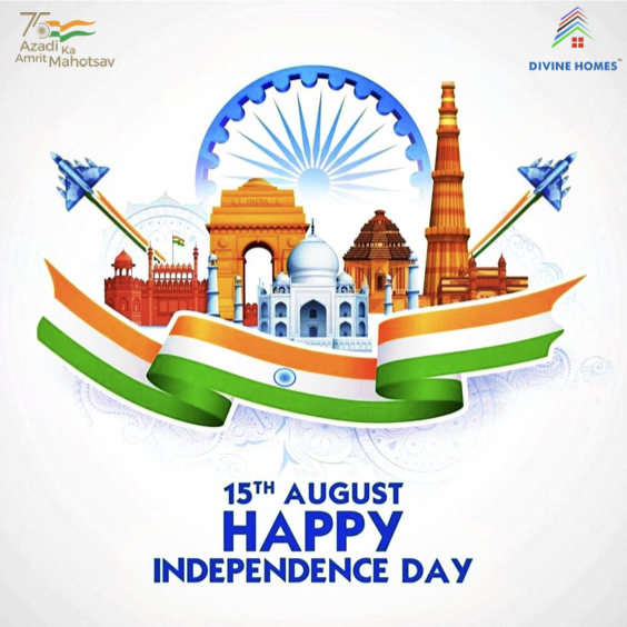 InfoDivineHomes's tweet photo. Today is a day to feel proud about being a part of this great nation. May this spirit of freedom leads us all to success and glory in life. Happy Independence Day! https://t.co/WMI8XzqbXY