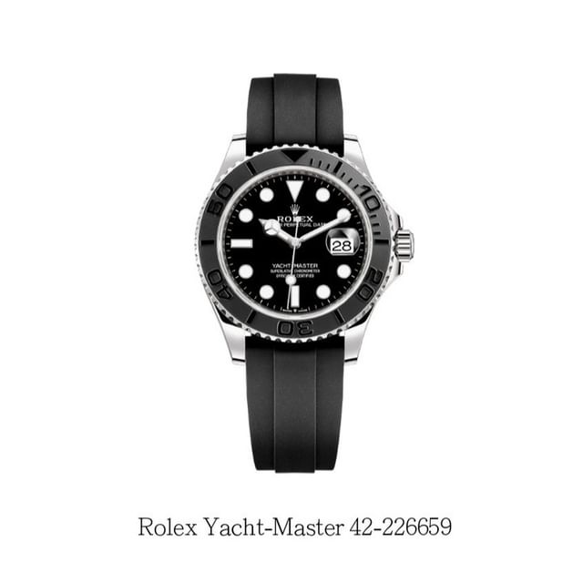 Cali_sta78's tweet photo. -Rolex Yacht-Master 42-226659-
The Yacht-Master has always had a "gentlemanly" image, but this watch has the largest 42mm dial in the collection. The black dial is paired with the brand's patented rubber strap for a stylish, understated luxury.
#famous #rolex #Luxury #famousbrand https://t.co/N99ETYkOeR