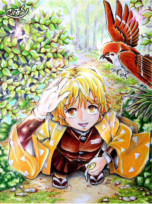 そういえば…コピックと色鉛筆で描いてた頃のさんとくんアナログで宝石の描き込み、背景と何日もかけて描いたんだよねまたチャレンジしたいなぁ～(時間が欲しいなぁ) 