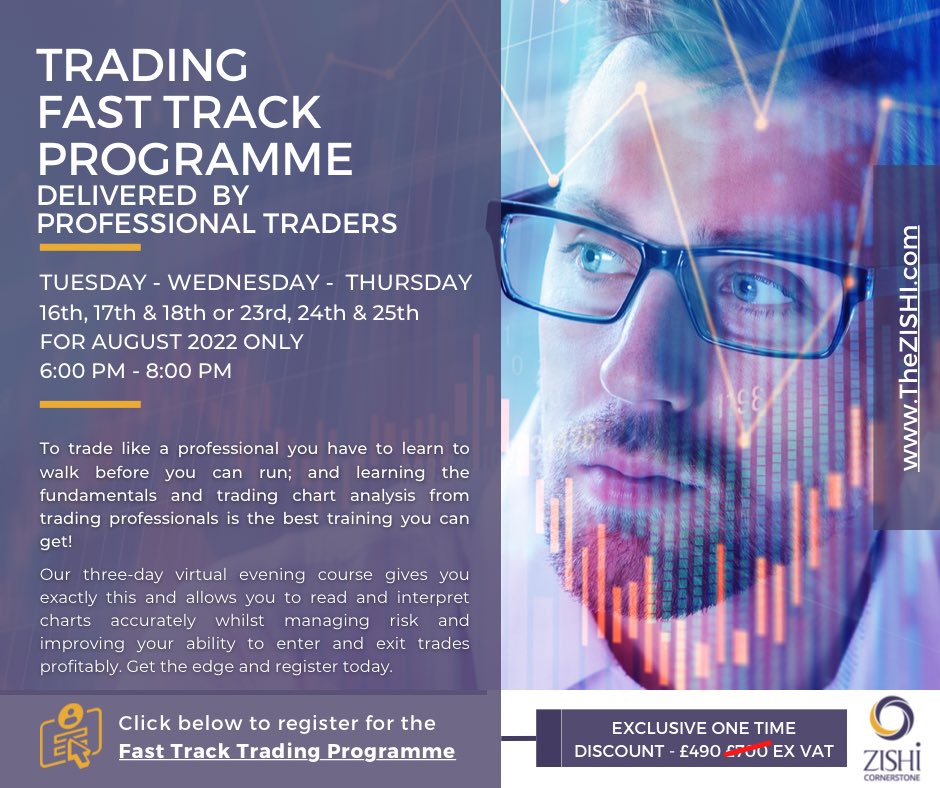 the_ZISHI's tweet photo. Join us for our three online 2-hour evening sessions learning how to interpret charts, implement proven trading strategies and manage risk. All taught by professionals

Click https://t.co/pdFaz8Da4W to find out more &amp; book your place today

#trading #chartanalysis #riskmanagement https://t.co/ctVFvvEAWb