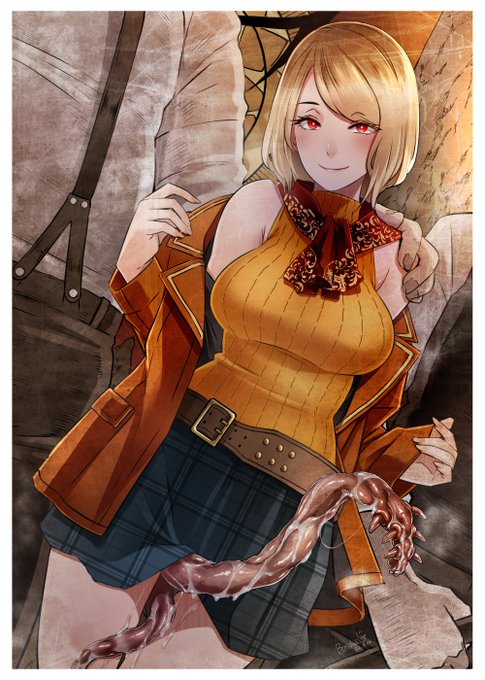 コミケのおまけで付けたリメイク版アシュリーの写真✌ 
スペースで購入してくれた時に、リメイク楽しみ!と声かけてくれたの嬉しかったですね～。早く遊びたい!
 https://t.co/013fDx5WWm 