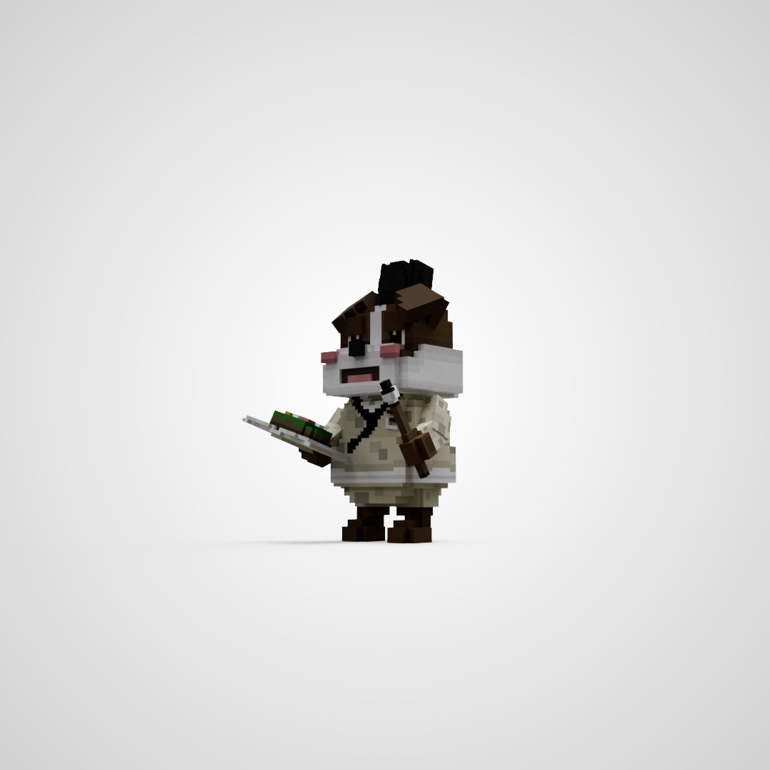 더 샌드박스 복스에딧 정복하기 서당개 만들기

#CryptoArt #DigitalArt #Blockchain #LightTracer #LightTracerRender #Gamedev #Gaming #Indiegame #Lowpoly #Metaverse #NFT #NFTArt #NFTCommunity #NFTCollector #PixelArt #TheSandbox #VirtualWorld #Voxedit #voxelart
@TheSandboxKR
<a href="/VoxEdit/">VoxEdit</a>