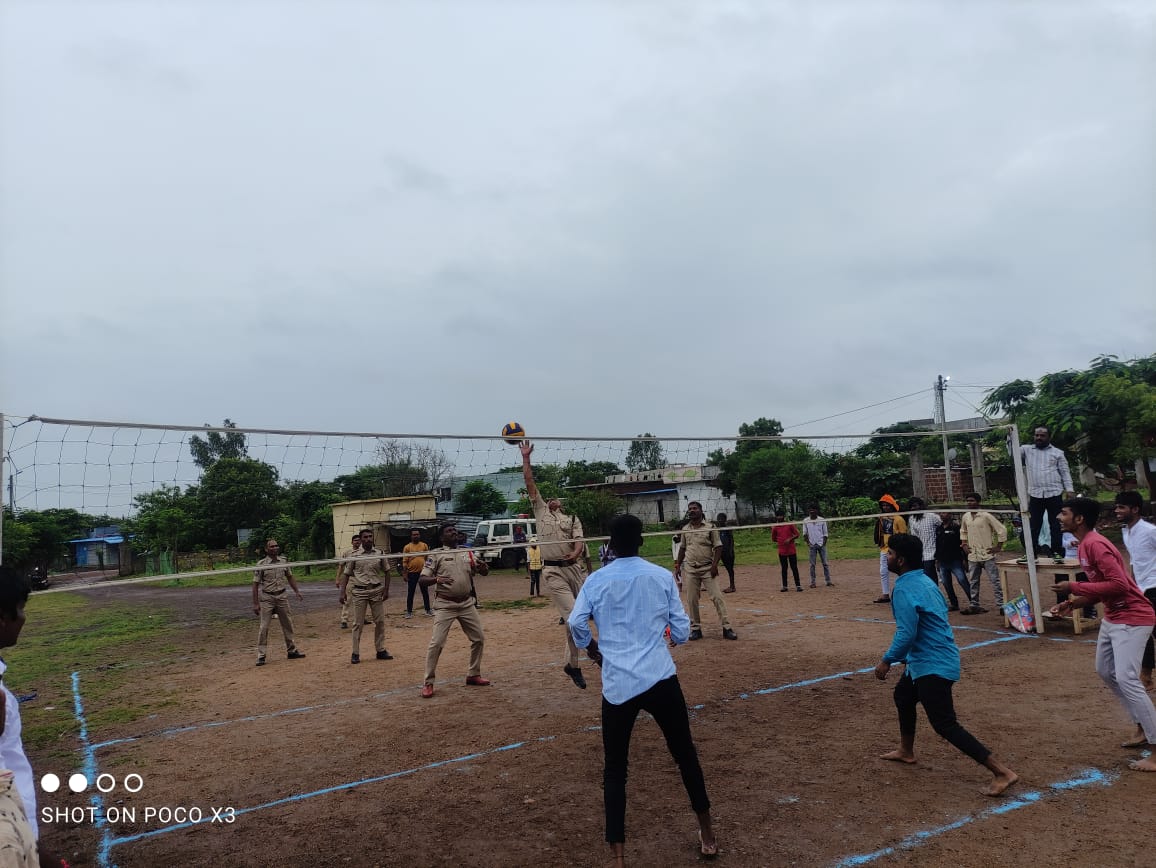 NagalgiddaPs's tweet photo. Vally ball game in view of 75th  independence day https://t.co/n9btmH8wr1