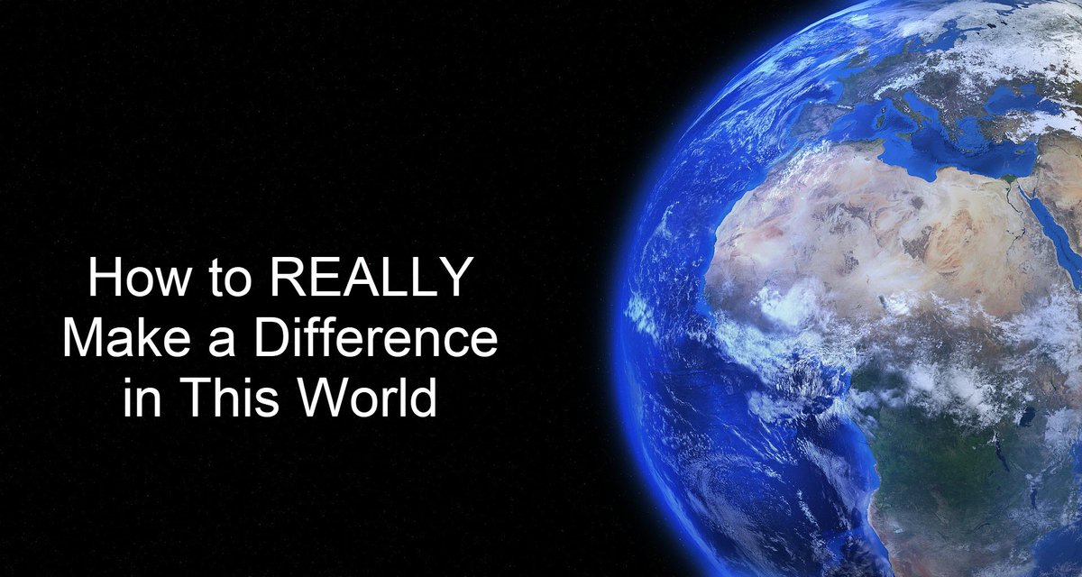 rockett's tweet photo. How to REALLY Make a Difference in This World  WARNING#1: You MAY become addicted.  https://t.co/agBeUmNA6i https://t.co/W8NBqOqICN
