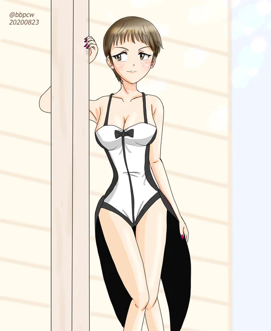 けっこう色んな恰好させてますねw#自分の好きなキャラ一人の画像を四枚貼る 