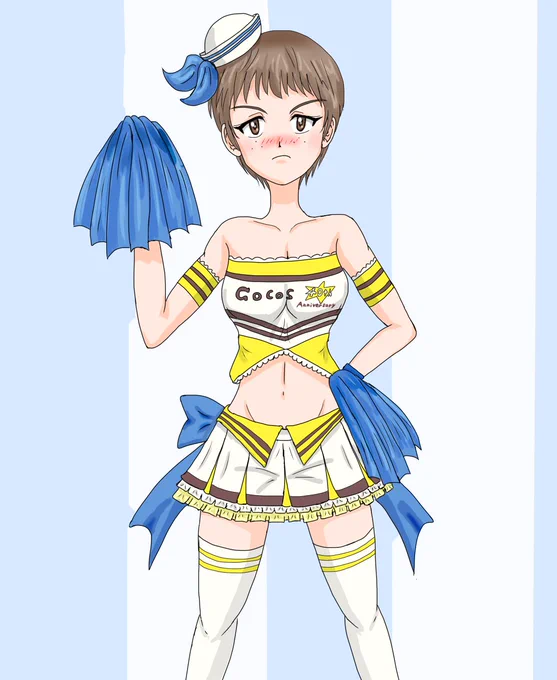 けっこう色んな恰好させてますねw#自分の好きなキャラ一人の画像を四枚貼る 