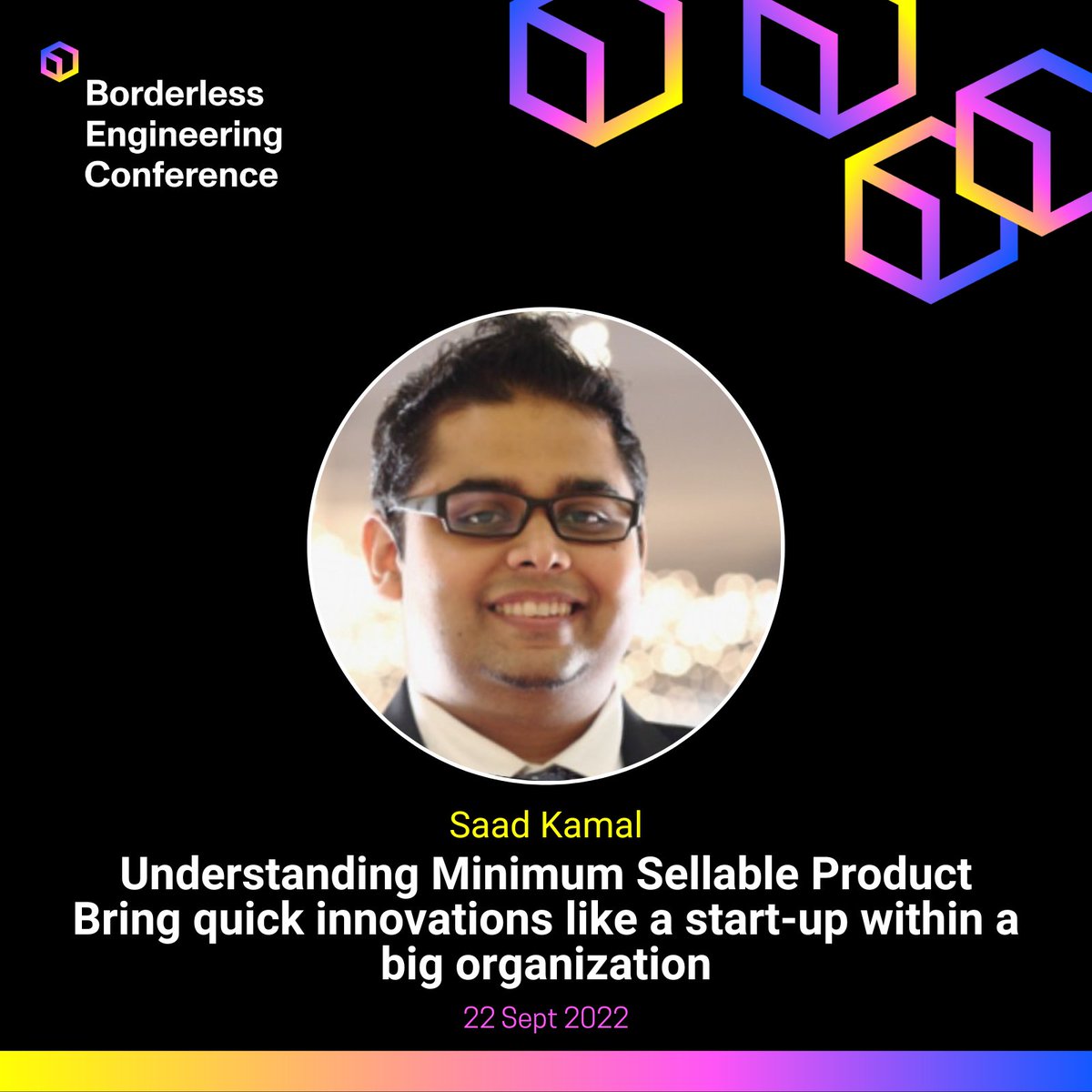 BorderlessEng's tweet photo. Minimum Sellable Product (MSP) is among the core principles that can jumpstart innovation for any organisation that is interested in Digital Transformation (DX). @saadkamal will share all you need to know to get started:
https://t.co/UdZISnJ4V1
#BorderlessEngConference #Tech https://t.co/y8XkRkddog