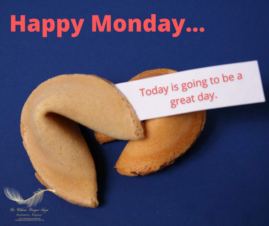 drwilmact's tweet photo. Today is a great day! Why, because it's Monday...and because the cookie says so! #enjoyyourday #happymonday #happytimes #fortunecookie https://t.co/qjiCdgxSnA