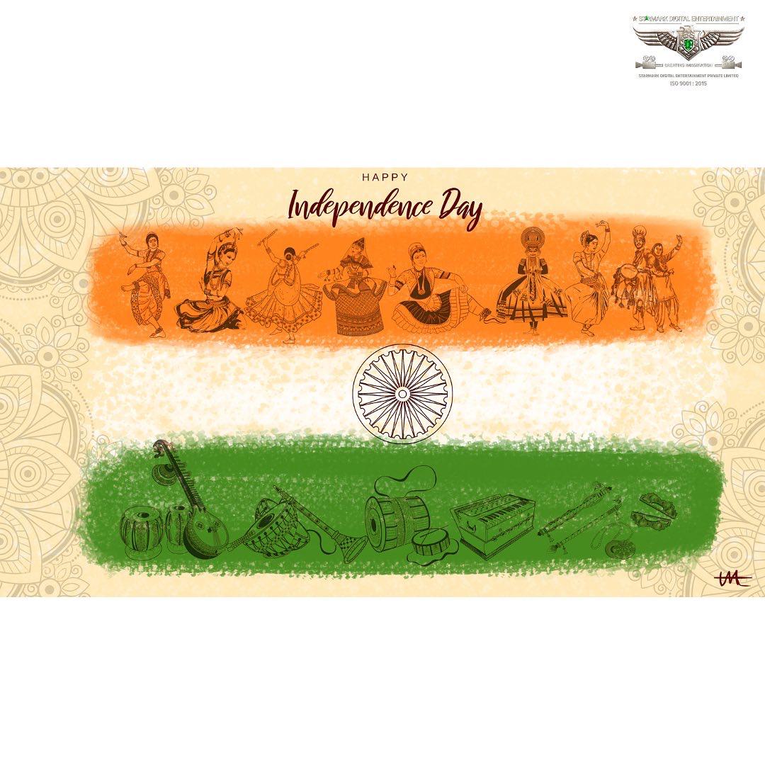 StarmarkDigital's tweet photo. Starmark family wishes happy independence day!!

#independenceday2022 #starmarkdigitalentertainment #tricolor #15august https://t.co/Omo37hOXTS