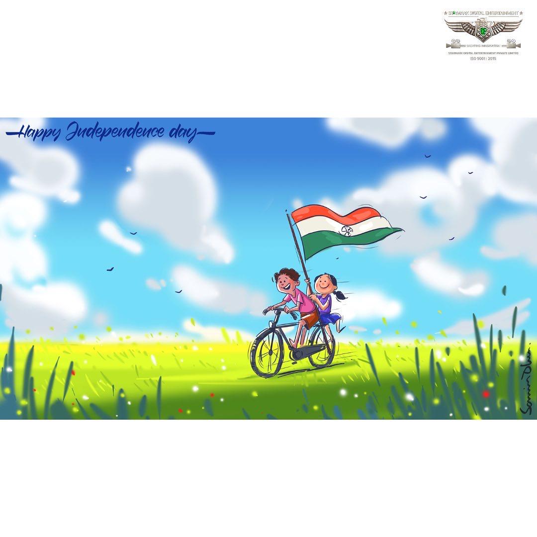 StarmarkDigital's tweet photo. Starmark family wishes happy independence day!!

#independenceday2022 #starmarkdigitalentertainment #tricolor #15august https://t.co/Omo37hOXTS