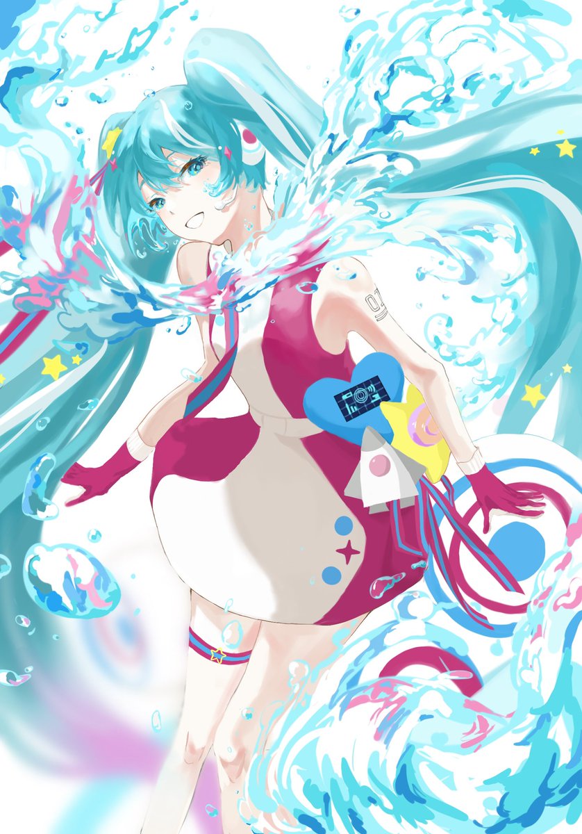 choxch1's tweet photo. Hello everyone,I use twitter for the first time,this is my painting Miku ,I hope you like them.❤️ #初音ミク #VOCALOID https://t.co/dXaTU3Z4ph