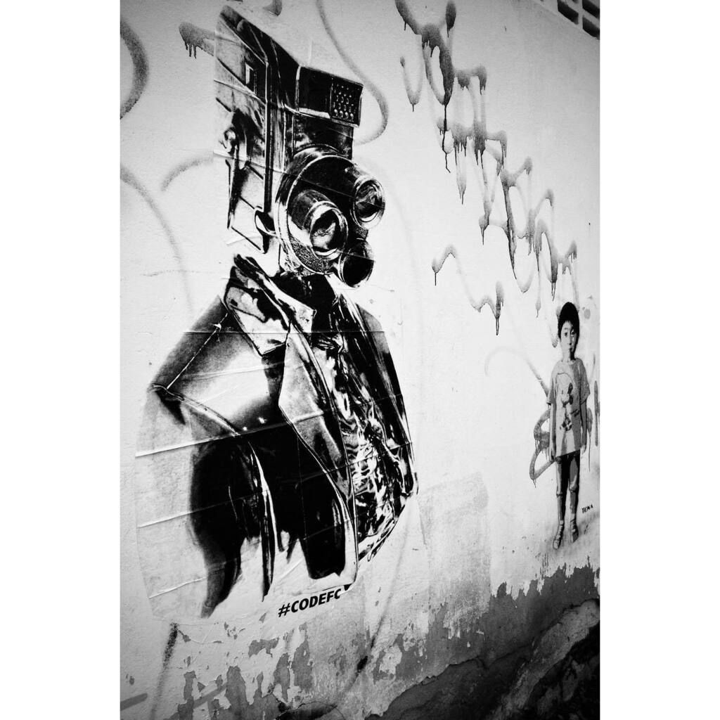 MrWaldoPepper's tweet image. Off the wall
#chiangmai #thailand 

#codefc #instagraffiti #graffiti #wallart #pasteup #monochrome #mono #blackandwhite #blackandwhitephoto #blackandwhitephotography instagr.am/p/ChRO6QAvwOf/