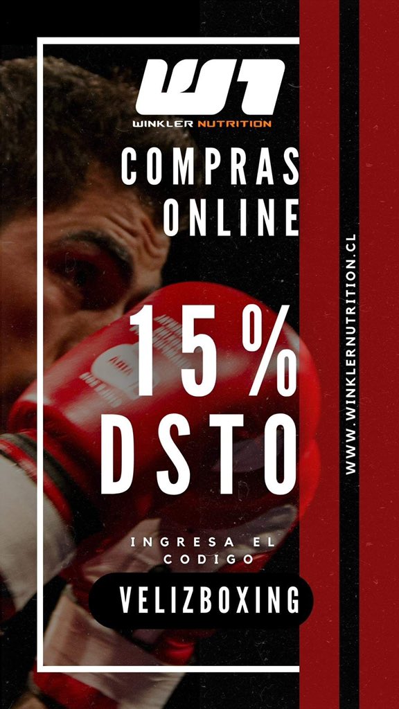 VelizBoxing's tweet photo. 15% dsto Usando el código VELIZBOXING en https://t.co/E3fOAbrOXf @Nutrition_W https://t.co/2568uYAdSy