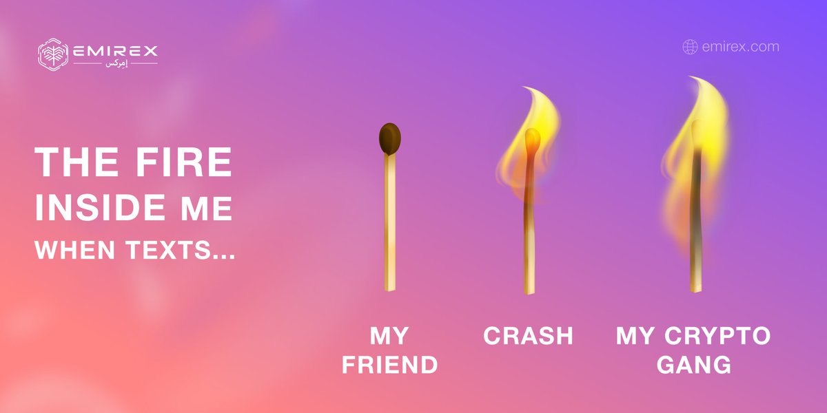 EMIREX_OFFICIAL's tweet photo. Now you know😏 only the crypto gang can give this fire inside me🔥
#cryptomeme #meme #cryptogang #gang #fire #cryptocommunity #crypto #nft #nftmeme #cryptomemedaily https://t.co/DGbtkmm9Hk