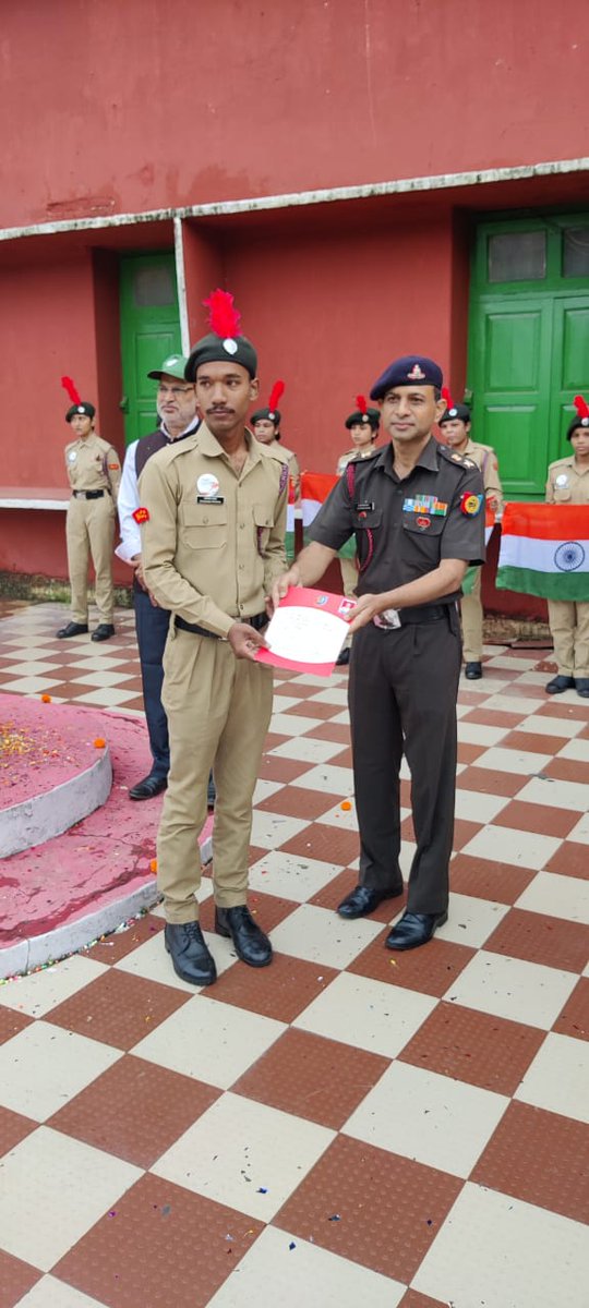 1_O_CTC_NCC's tweet photo. NCC Certificate distribution to Cadets https://t.co/oVTPJsqVFN